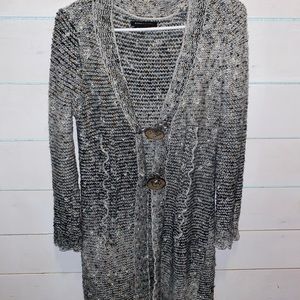 BCBG Maxazria knee length chunky knit sweater